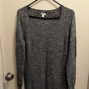 Black/grey size medium long sleeve dress